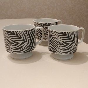 Ceramic Coffee Mugs Zebra Print